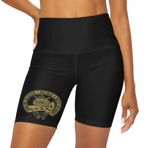 Women Smart Girl High Waisted Yoga Shorts - Image 3