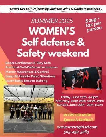 Day 1: Women’s Self Defense & Safety Weekend