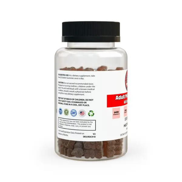 Multivitamin Gummies for Adults (60 Gummies) - Image 2