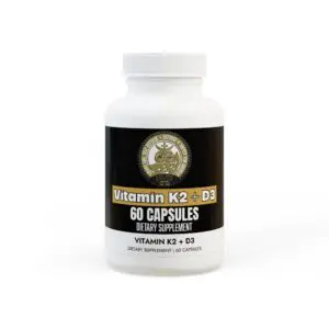 Vitamin K2 + D3 Supplement (60 Capsules)