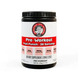 Pre-Workout Supplement, Fruit Punch (204g, 7.1oz)