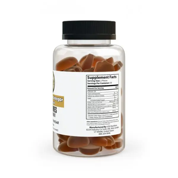 Apple Cider Vinegar Gummies (60 Gummies) - Image 3