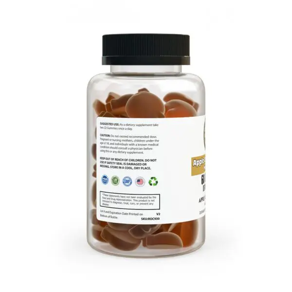 Apple Cider Vinegar Gummies (60 Gummies) - Image 2