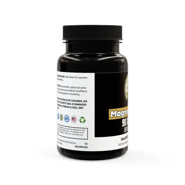 Magnesium Zinc Supplement (90 Capsules) - Image 2