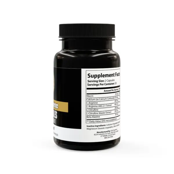 L-Arginine Supplement (60 Capsules) - Image 3