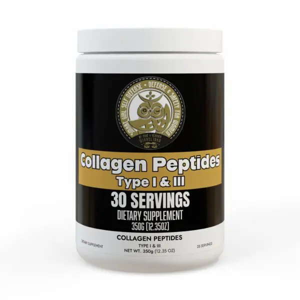 Collagen Peptides Type I & III Supplement (350g, 12.3oz)
