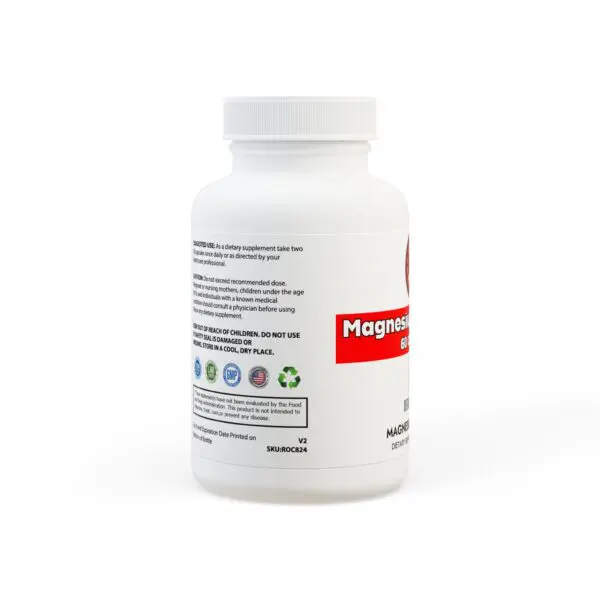 Magnesium Glycinate Supplement (60 Capsules) - Image 2