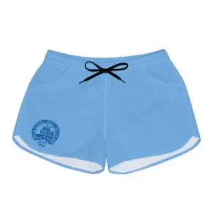 Women's Blue Casual Shorts