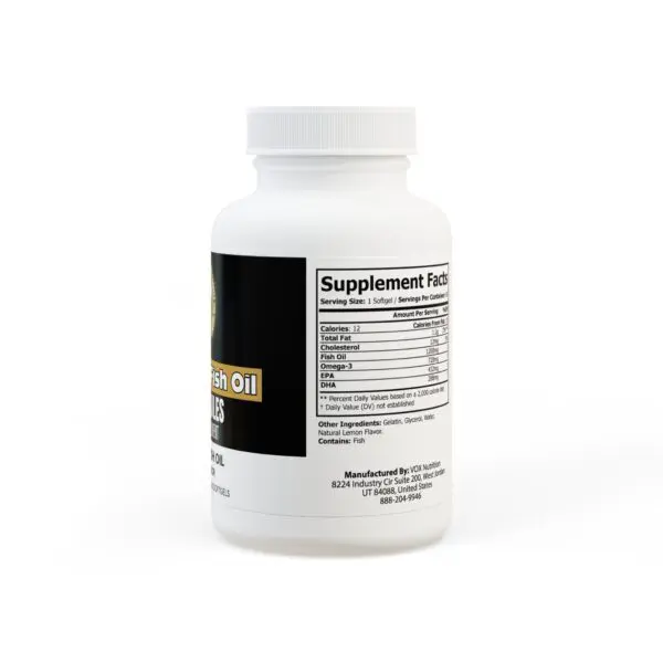 Omega 3 Fish Oil Supplement (60 Softgels) - Image 3