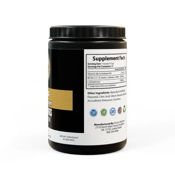 BCAA Supplement, Watermelon (325g, 11.46oz, 45 servings) - Image 3