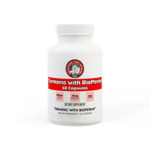 Turmeric with BioPerine® (Black Pepper Fruit Extract) Supplement (60 Capsules)