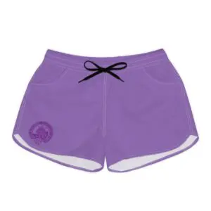 Women's Purple Casual Shorts