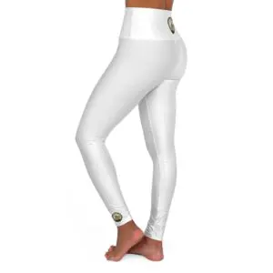 Women's White Premium High Waisted Leggings